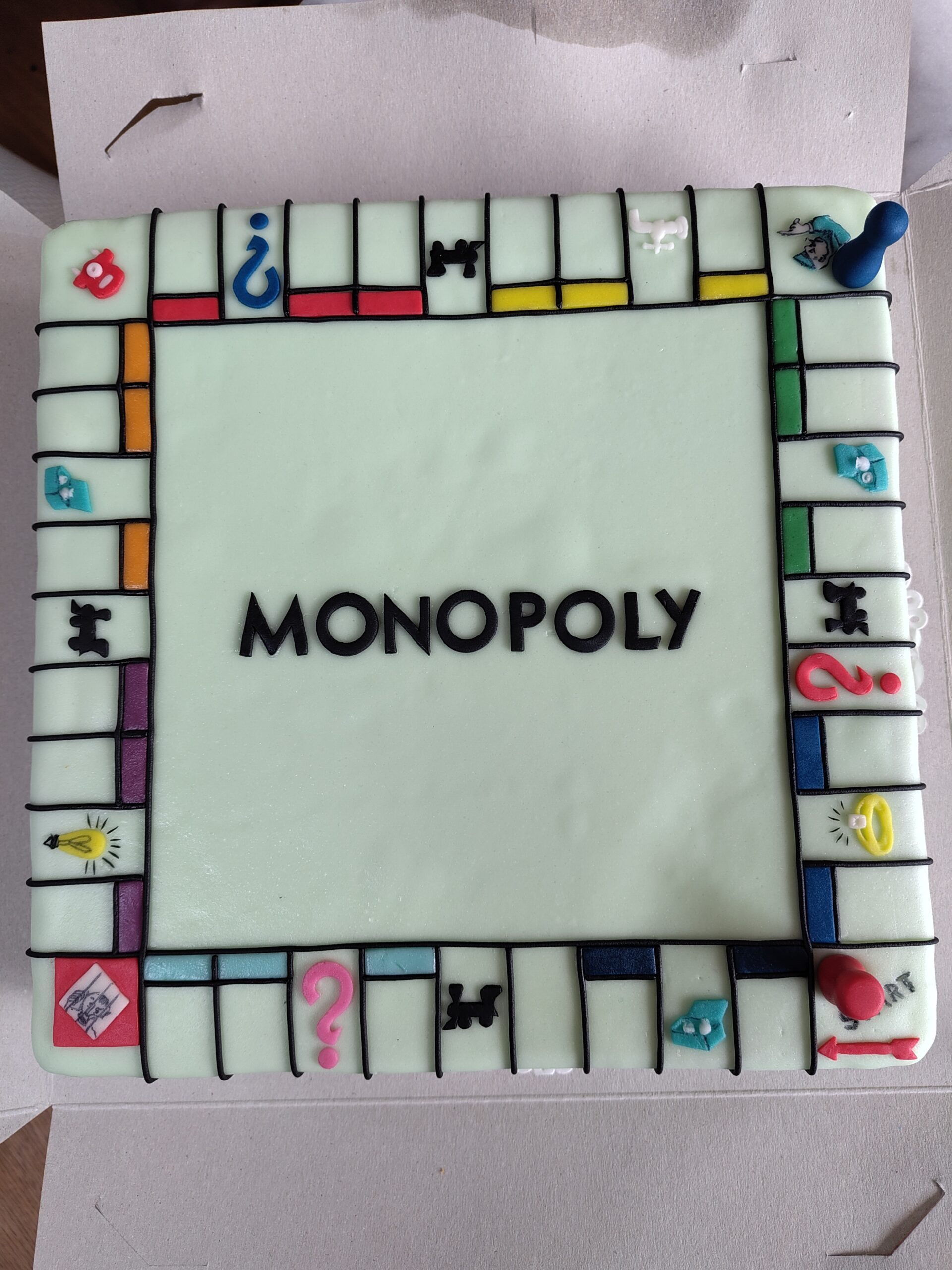 Monopoly taart